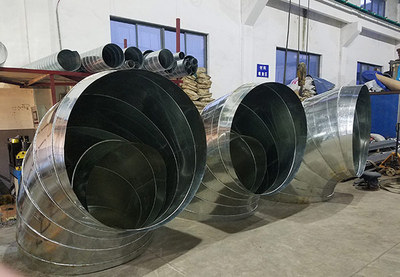 镀锌螺旋风管弯头